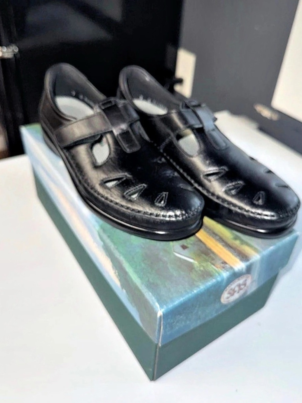 SAS Roamer Mary Jane Flats Black US 7 Like New